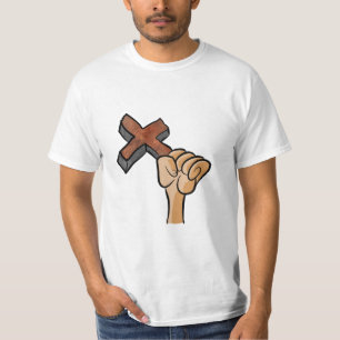 T-shirt cristãos. Cruz