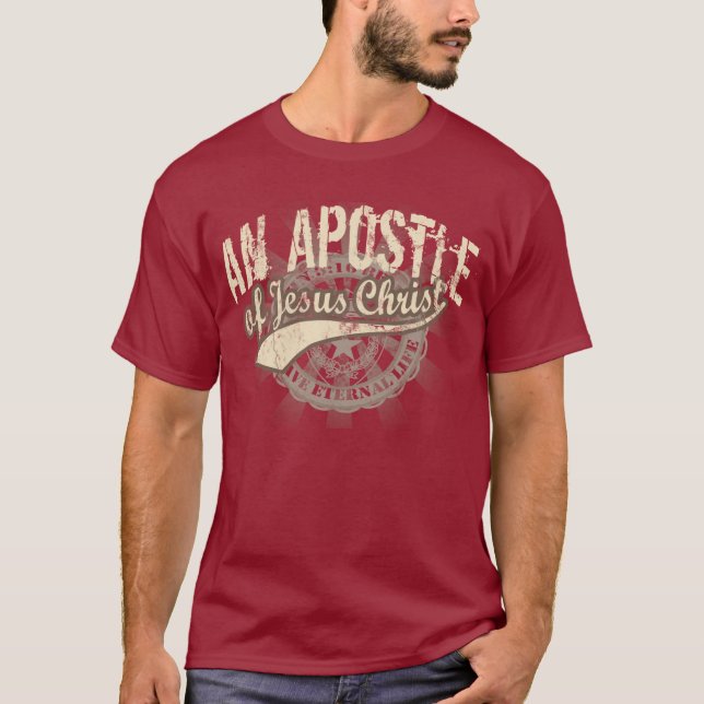 T-shirt cristãos, um apóstolo do Jesus Cristo (Frente)