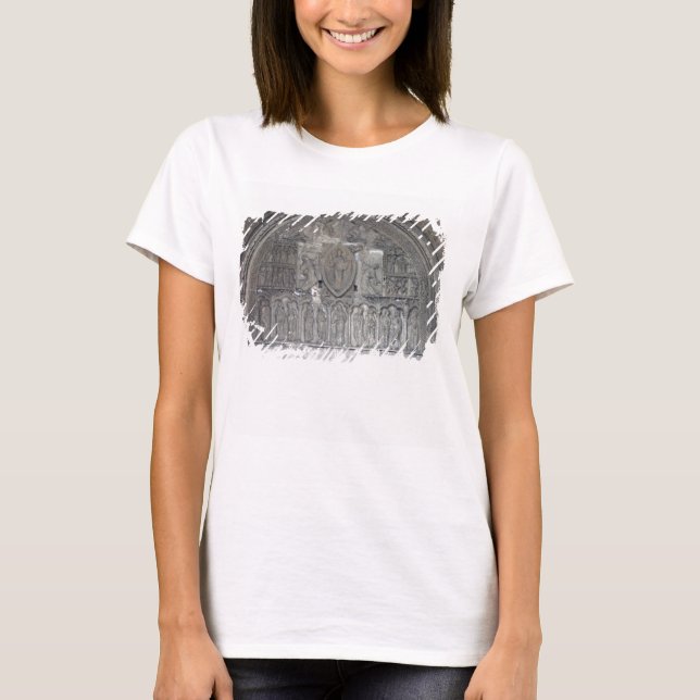 T-shirt Cristo com dois anjos e cenas da vida de (Frente)