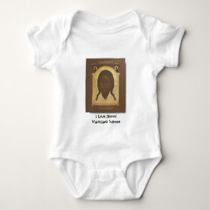 T-shirt Cristo de Mandylion, eu amo Jesus! babees do