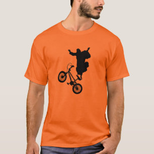 T-shirt Cristo em uma bicicleta!