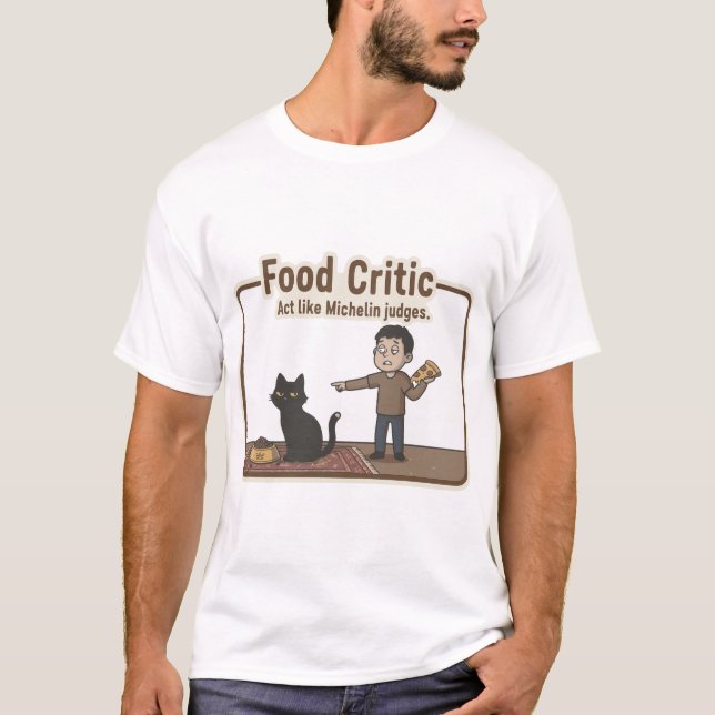 T-Shirt Crítico comida (Frente)