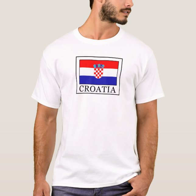 T-shirt Croácia (Frente)