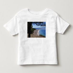 T-shirt Croácia, Ilha Brac, Bol, Cabo Beach Ouro