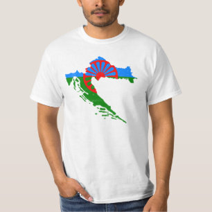 T-shirt croata de Roma