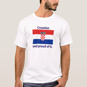 t-shirt croata orgulhoso