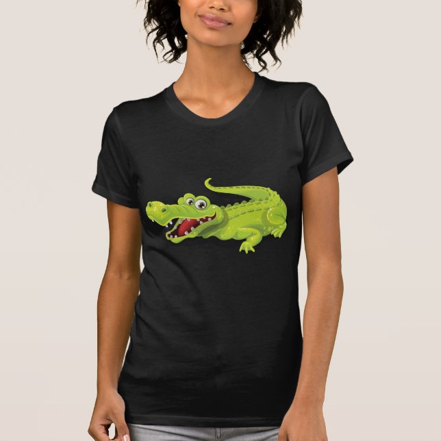 T-shirt Crocodilo dos desenhos animados (Frente)
