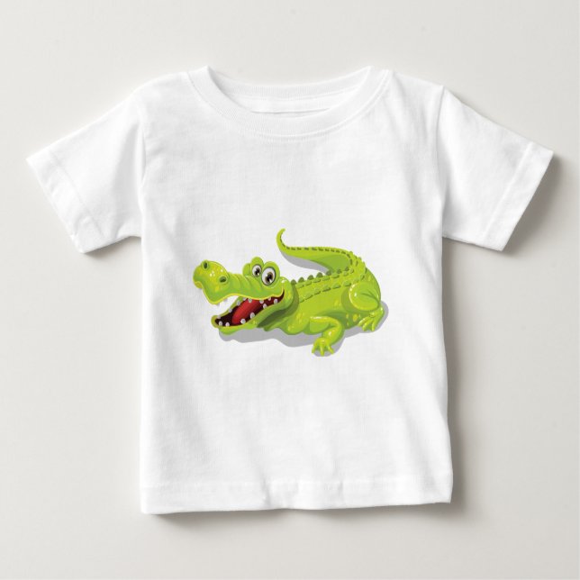 T-shirt Crocodilo dos desenhos animados (Frente)