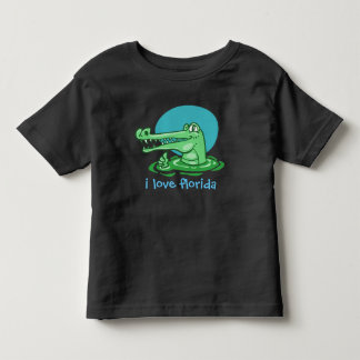T-shirt crocodilo engraçado eu adoro desenho da florida