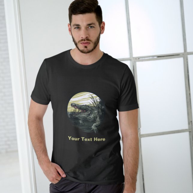T-Shirt Crocodilo Perigoso (Criador carregado)