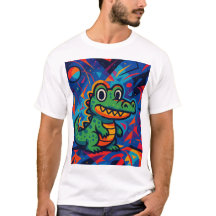 T-Shirt Crocodilo Verde