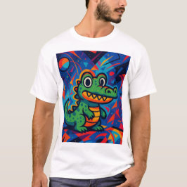 T-Shirt Crocodilo Verde
