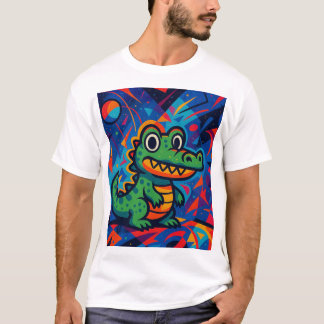 T-Shirt Crocodilo Verde