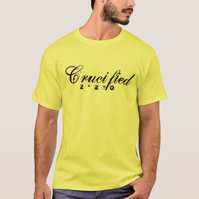 T-shirt Crucified, 2 * 2 * 0 (Frente)