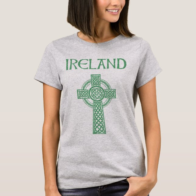 T-shirt Cruz Celta da Irlanda (Frente)
