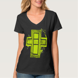 T-shirt Cruz de Grafite Amarelo
