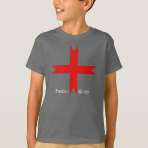 T-shirt Cruz Medieval dos Cavaleiros Templários