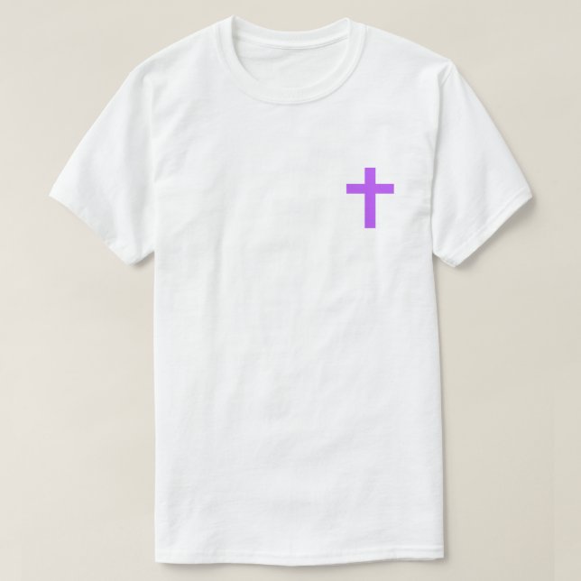 T-Shirt Cruz Roxo (Frente do Design)