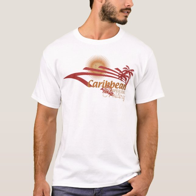 T-shirt Cruzamento das caraíbas (Frente)