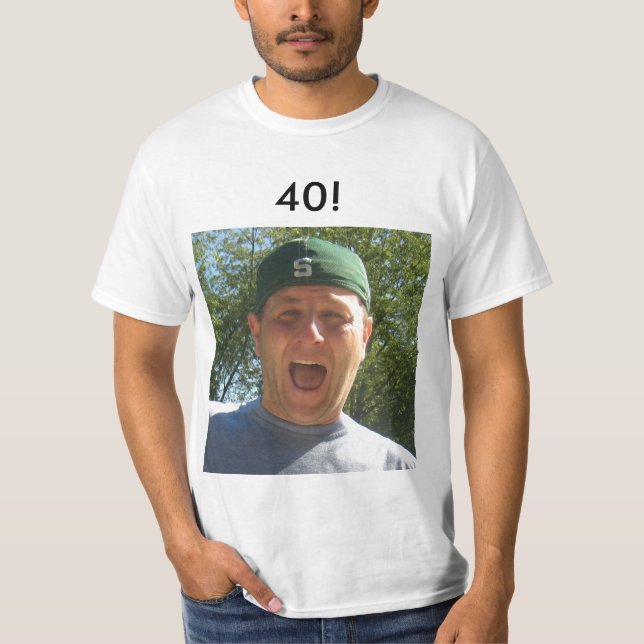 T-shirt cschm, 40! (Frente)