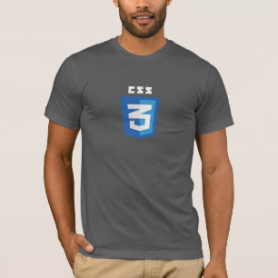 T-shirt CSS3 (cinzas)