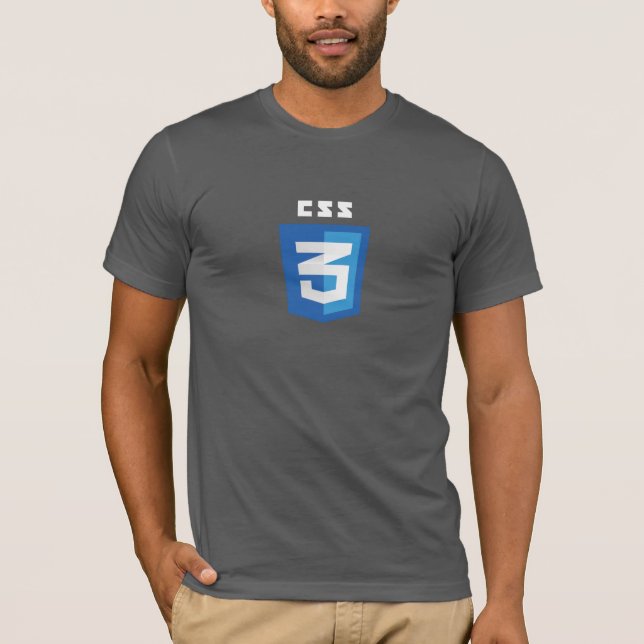 T-shirt CSS3 (cinzas) (Frente)