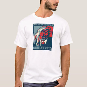 T-shirt Cthulhu para o presidente 2012