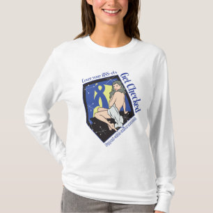 T-shirt Cubra seus recursos OBTÊM verificado - cancro do