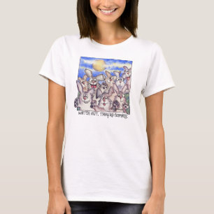 T-shirt Cuidado, eles estão vindo.