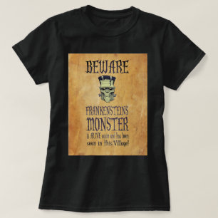 T-shirt Cuidado Monstro de Frankenstein
