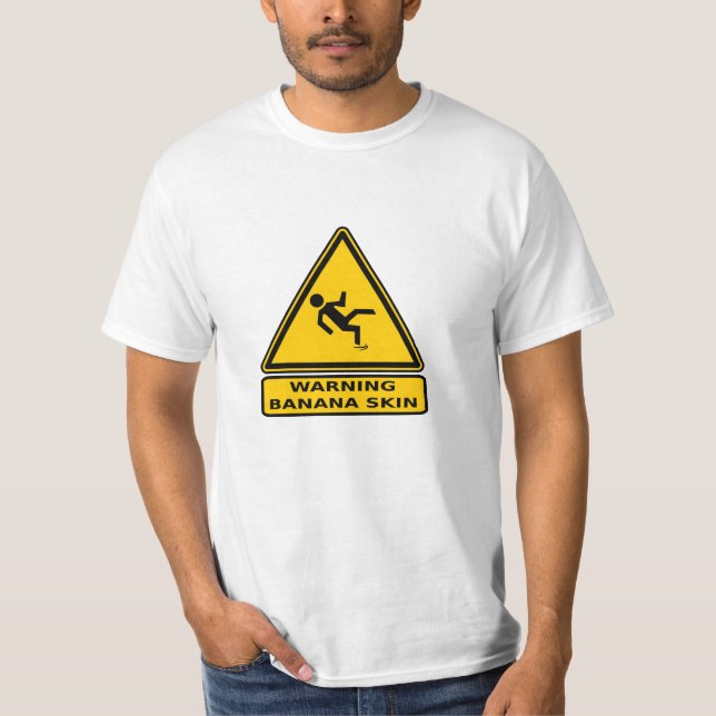 T-shirt Cuidado: Pele de Banana (Frente)