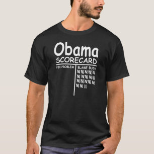 T-shirt Culpa Bush - marcador de Obama