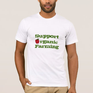 T-shirt Cultivo orgânico do apoio