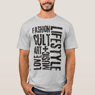 T-shirt CULTO da FORMA do ESTILO DE VIDA - preto