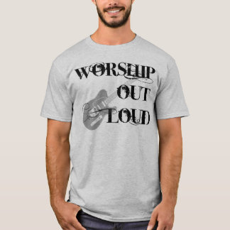 T-shirt Culto para fora ruidosamente