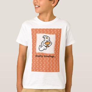 T-shirt Cumprimentos espectrais no Dia das Bruxas