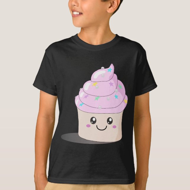 T-shirt Cupcake bonito (Frente)