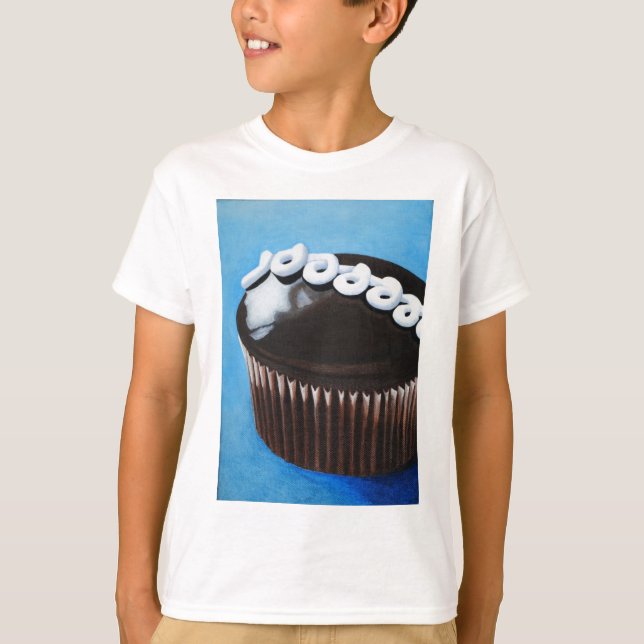 T-shirt Cupcake da hospedeira (Frente)