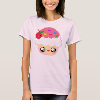 T-shirt Cupcake de morango
