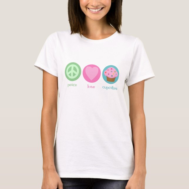 T-Shirt Cupcake de Paz (Frente)