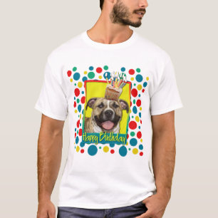 T-shirt Cupcake do aniversário - Pitbull - Tigger