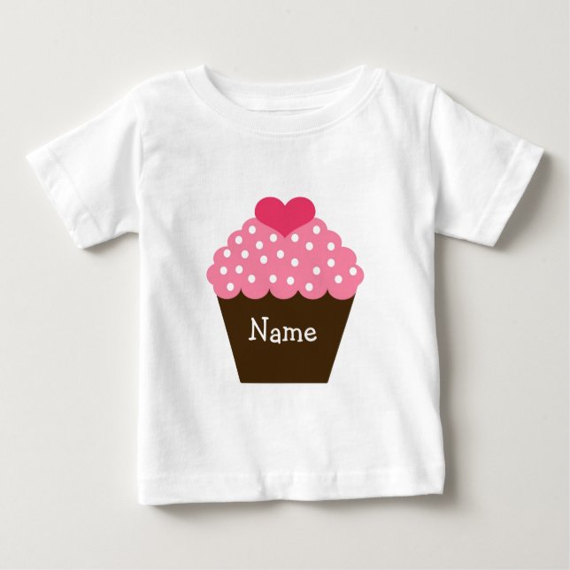 T-shirt Cupcake Love BABY Tee (Frente)