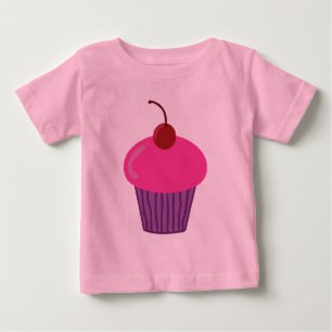 T-Shirt Cupcake Rosa