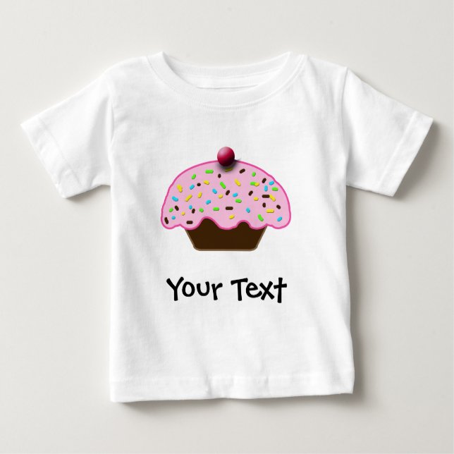 T-shirt Cupcakes bonitos (Frente)