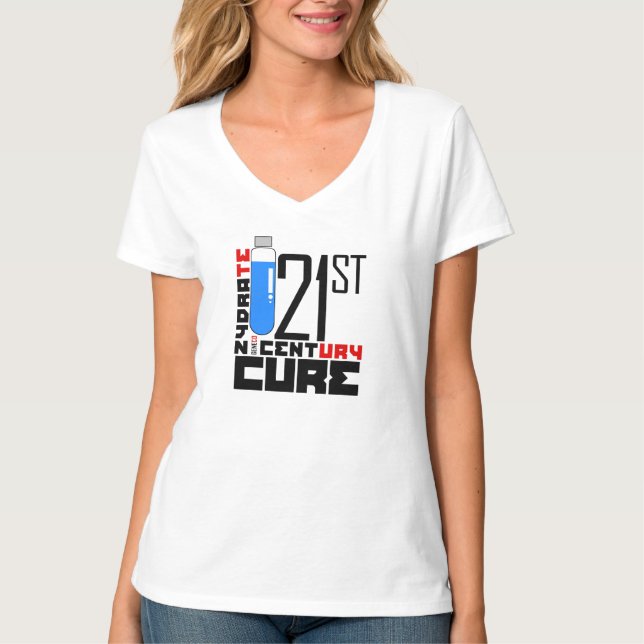 T-shirt Cura do século XXI (Frente)
