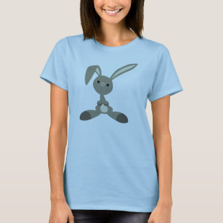 T-Shirt Curiosa Curiosa Caricatura De Coelho