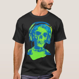 T-shirt curto legal da Capa do DJ Skoll