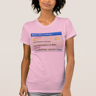T-shirt Customizável - carga da menina