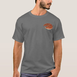 T-shirt customizável da pizza (parte