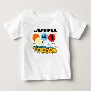 T-shirt customizável do aniversário de Caterpill